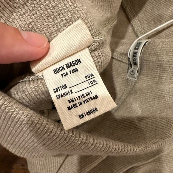 NWT Buck Mason Surplus Rib Weekender Pant in Marled Bluff size M - Picture 8 of 13